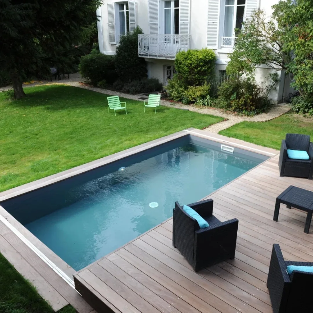 Раздвижная терраса для бассейна в Альметьевске