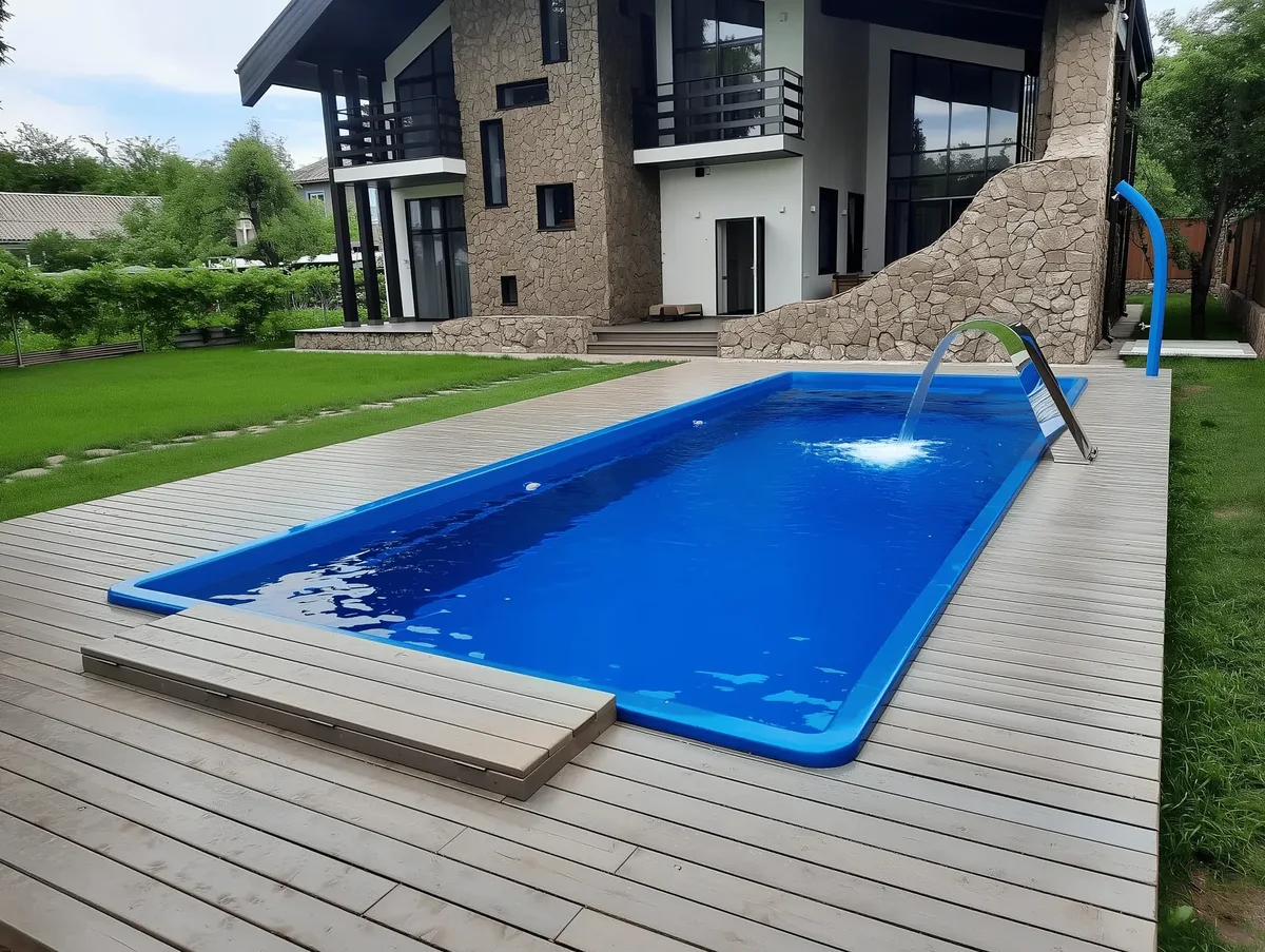 Композитный бассейн Laguna 9 — вид сверху в Альметьевске