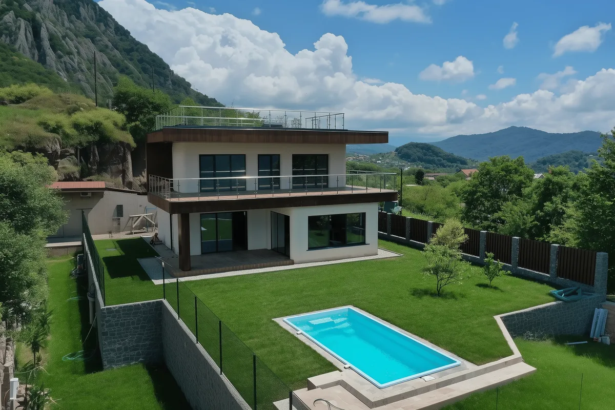 Композитный бассейн Laguna 6 — визуализация в Альметьевске