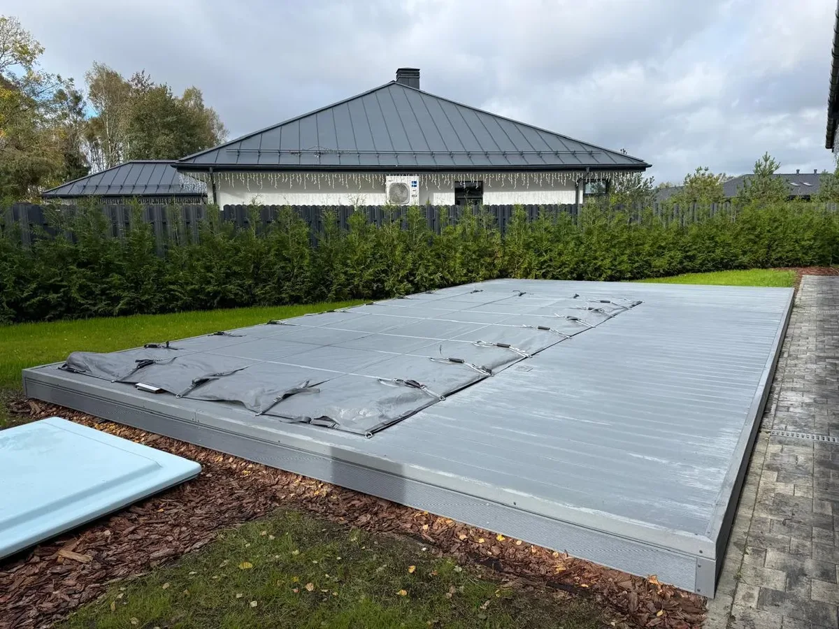 Покрывало Laguna Cover Mesh — установка в Альметьевске