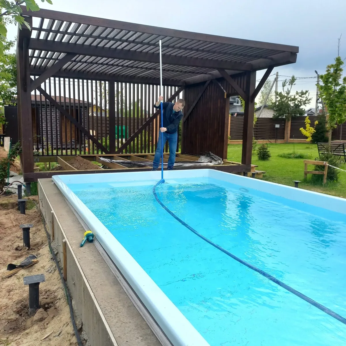 Копинговый бордюрный камень для бассейна Laguna в Альметьевске