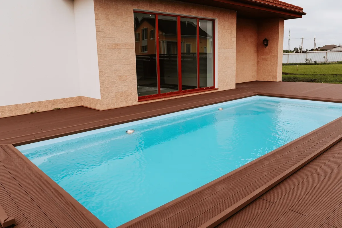 Композитный бассейн Laguna 8 — вид сверху в Альметьевске