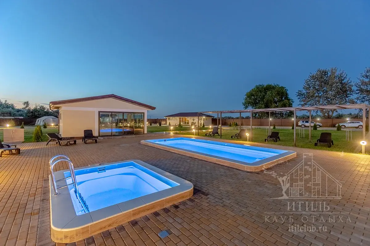 Композитная купель Laguna 3 — установка в Альметьевске